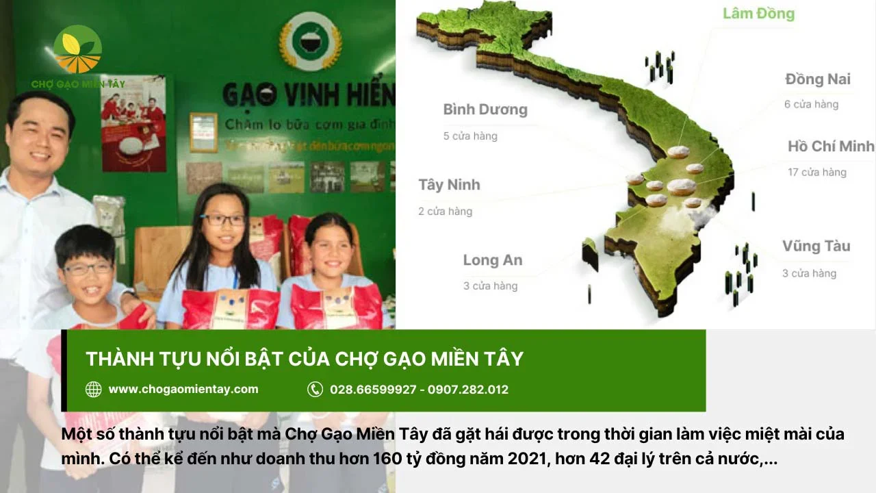 Chợ Gạo Miền Tây với các thành tựu nổi bật