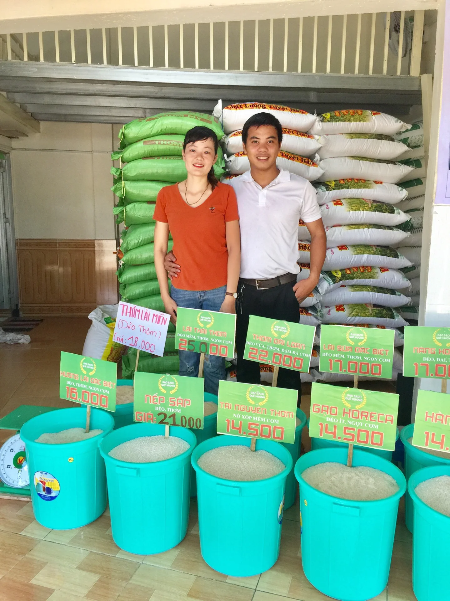 đại lý gạo quê hương