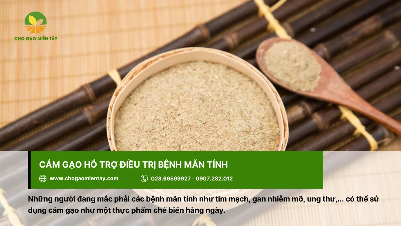 Cám gạo có khả năng trị bệnh mãn tính