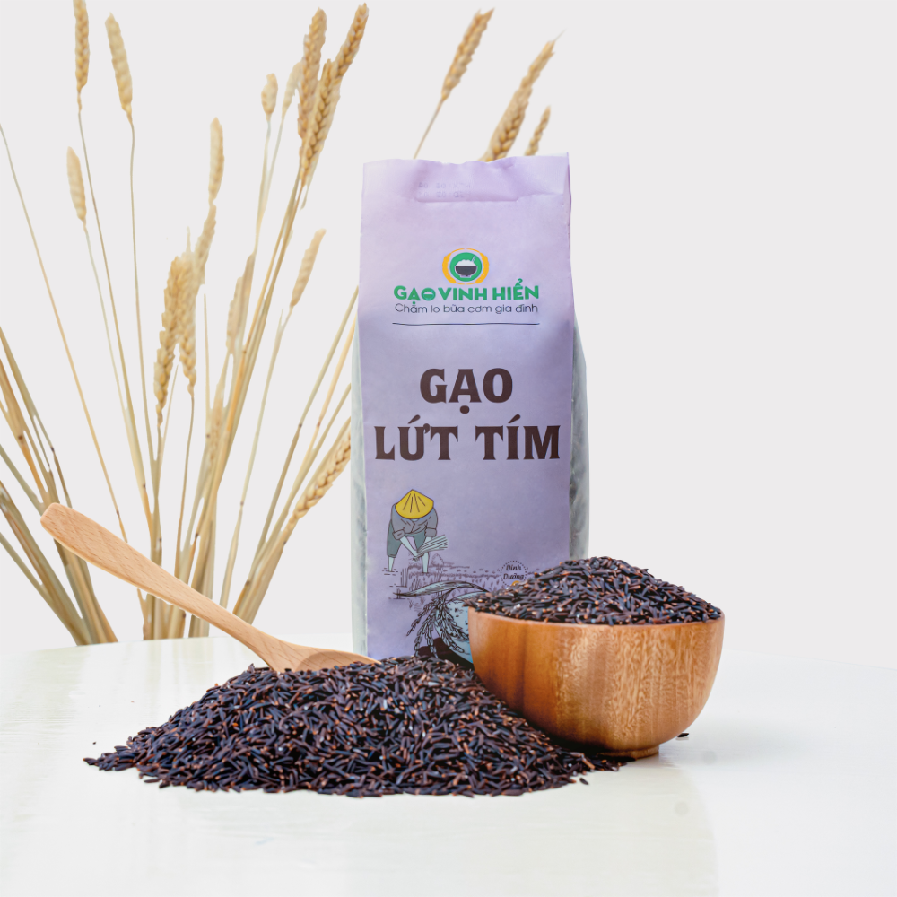 Gạo Lứt Tím Vinh Hiển