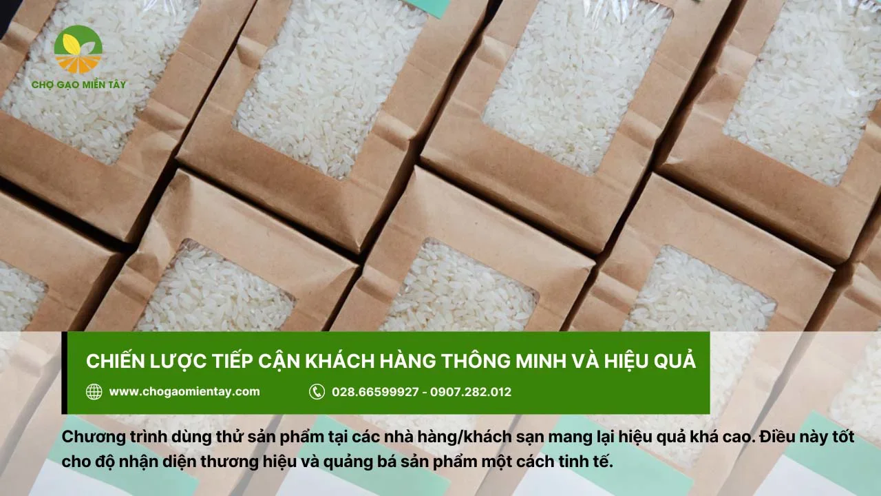 Chương trình dùng thử sản phẩm là cách tiếp cận khách hàng hiệu quả