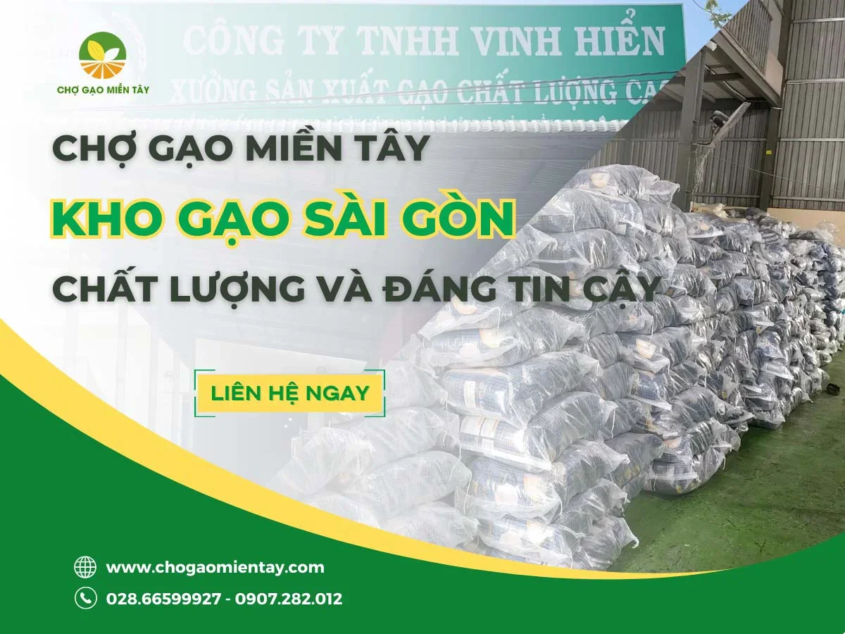 Chợ Gạo Miền Tây - Kho gạo Sài Gòn chất lượng và đáng tin cậy