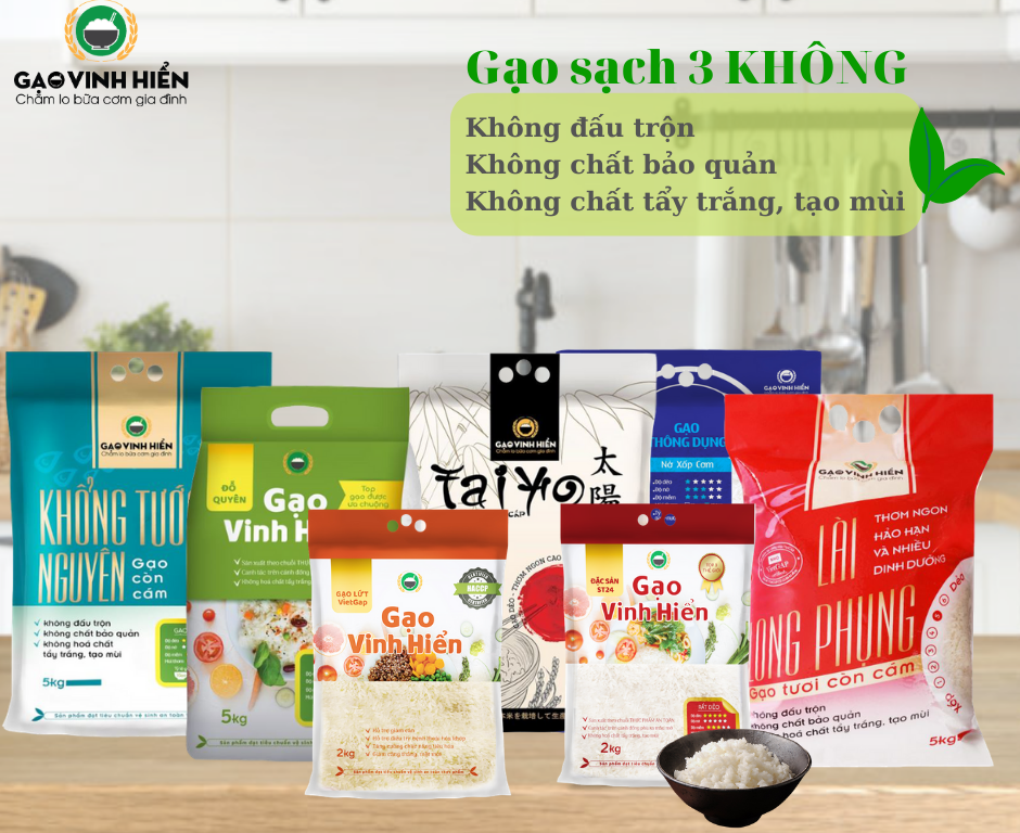 gạo tẩy trắng, tạo mùi