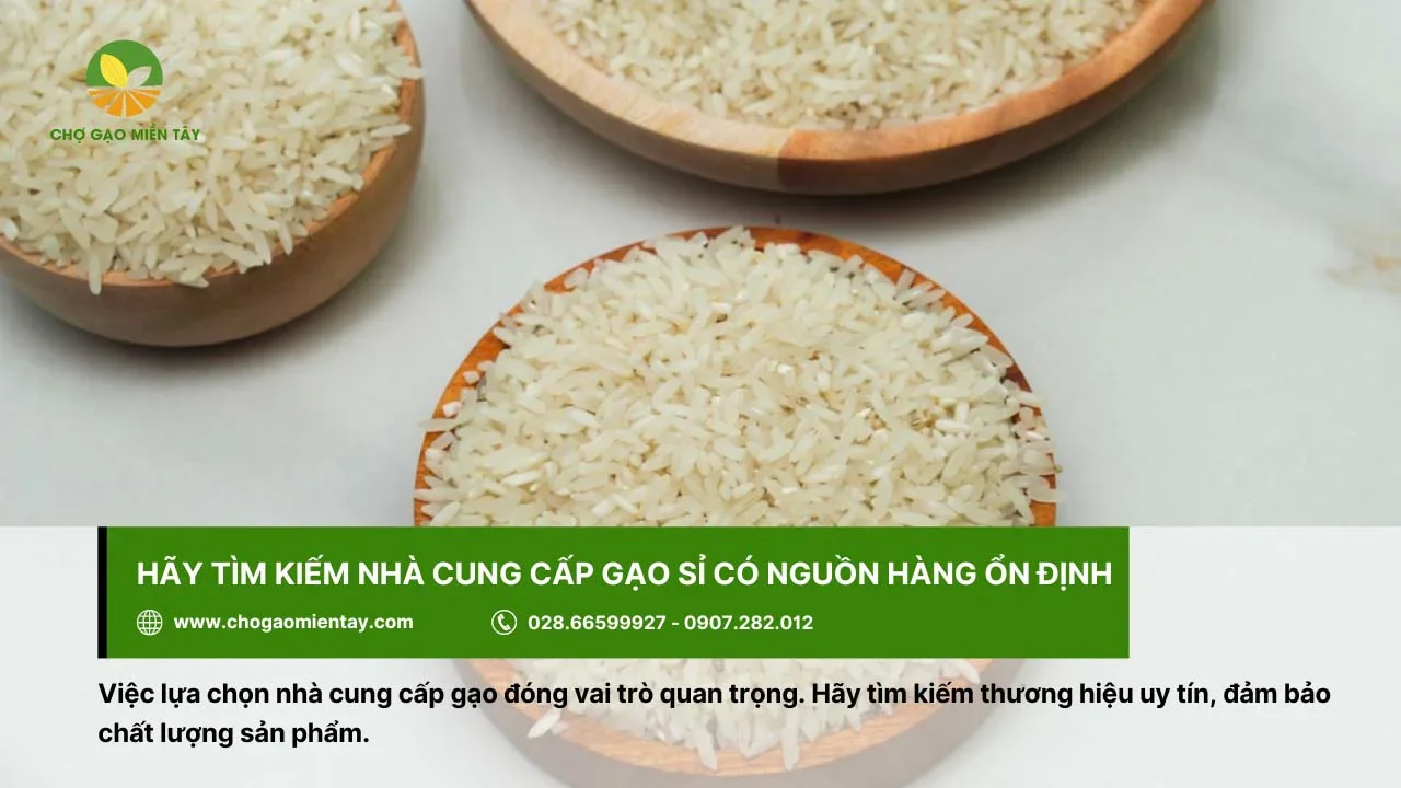 Chợ Gạo Miền Tây là nhà cung cấp gạo giá sỉ tận nhà máy