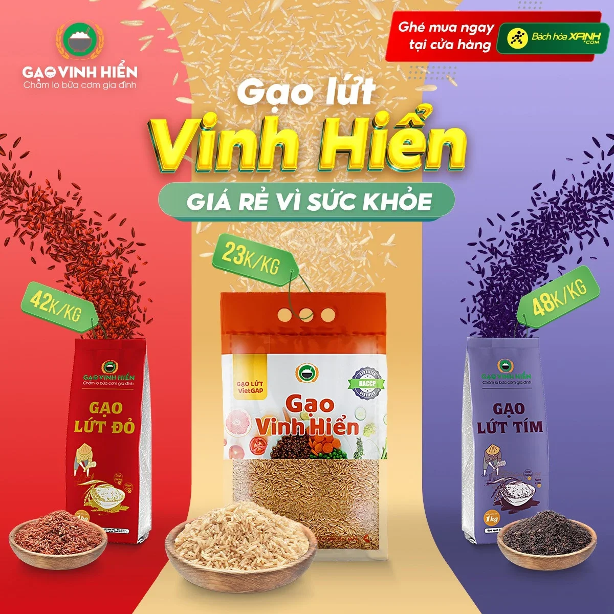 Chợ Gạo Miền Tây cung cấp gạo lứt chất lượng giá rẻ