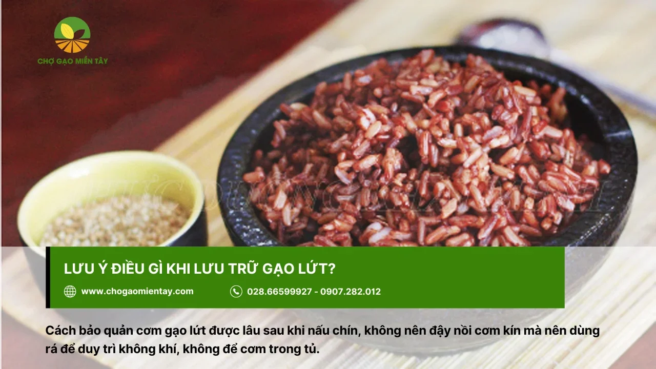 Cách bảo quản gạo lứt lâu