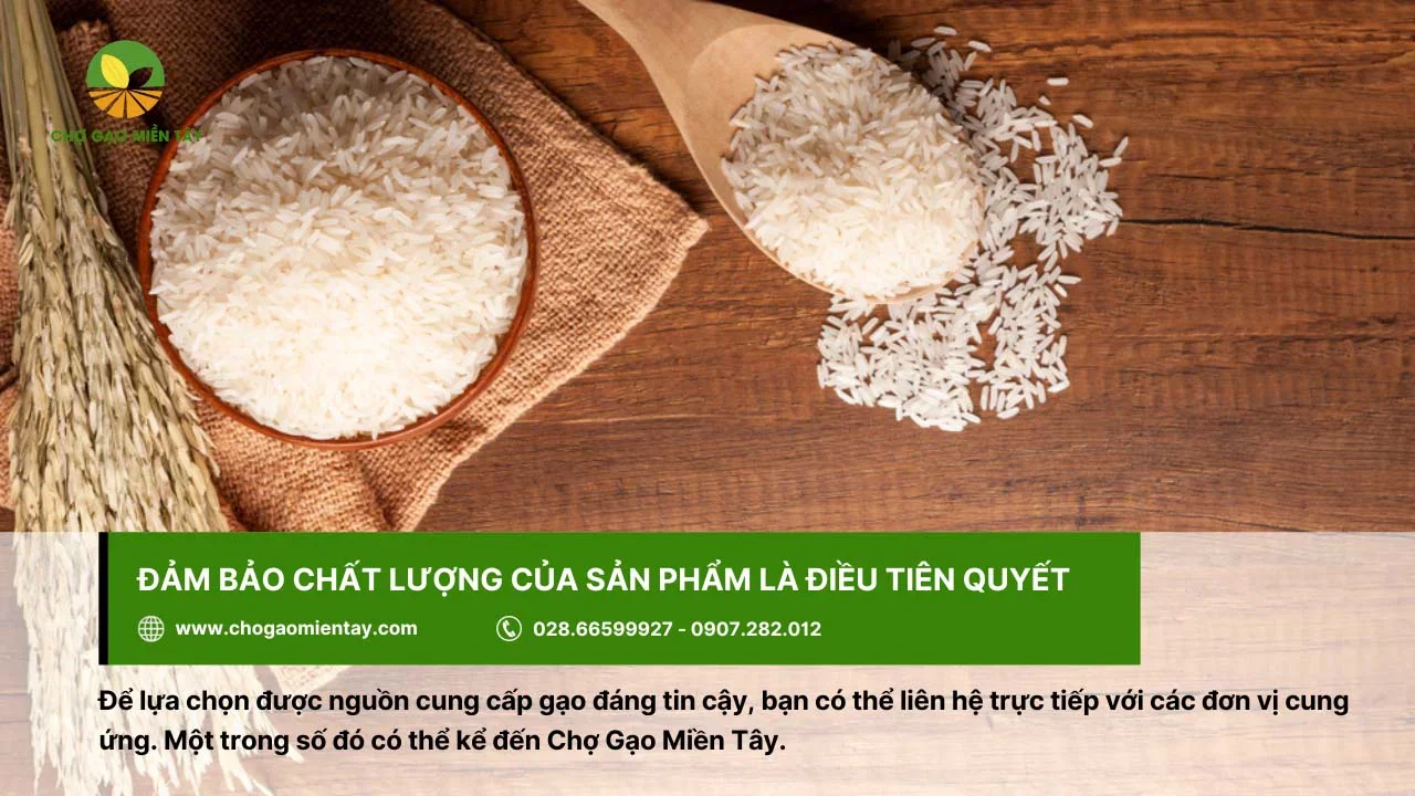 Khi mở cửa hàng gạo cần chọn nguồn gạo uy tín