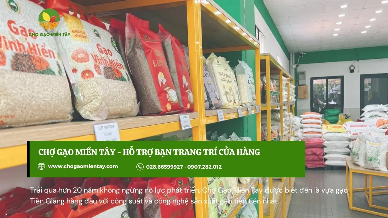 Chợ gạo miền tây hướng dẫn trang trí cửa hàng khi mở đại lý gạo