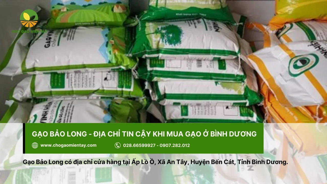 Thêm một địa chỉ tin cậy khi mua gạo ở Bình Dương - Đại lý gạo Bảo Long