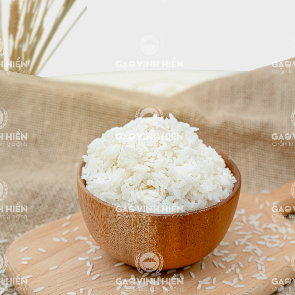 Cơm từ gạo ST25 Vinh Hiển