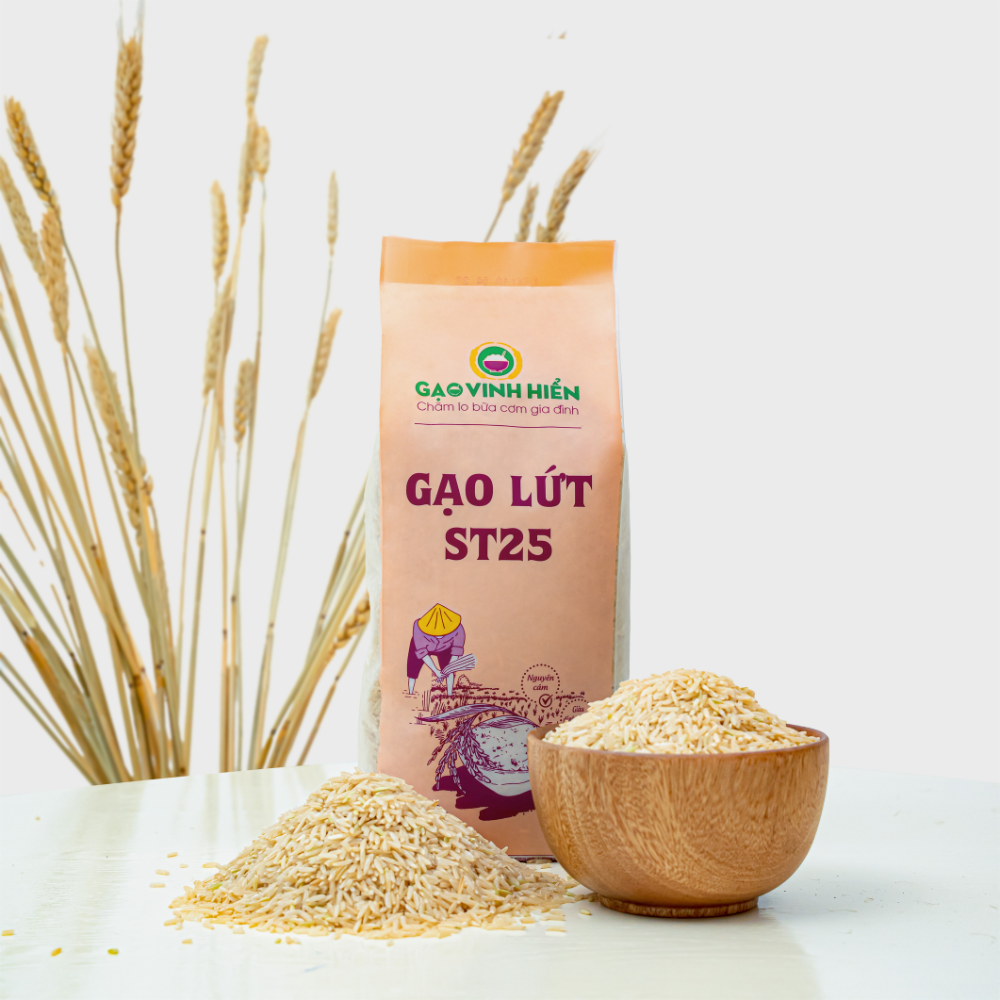 Gạo Lứt ST25 Vinh Hiển
