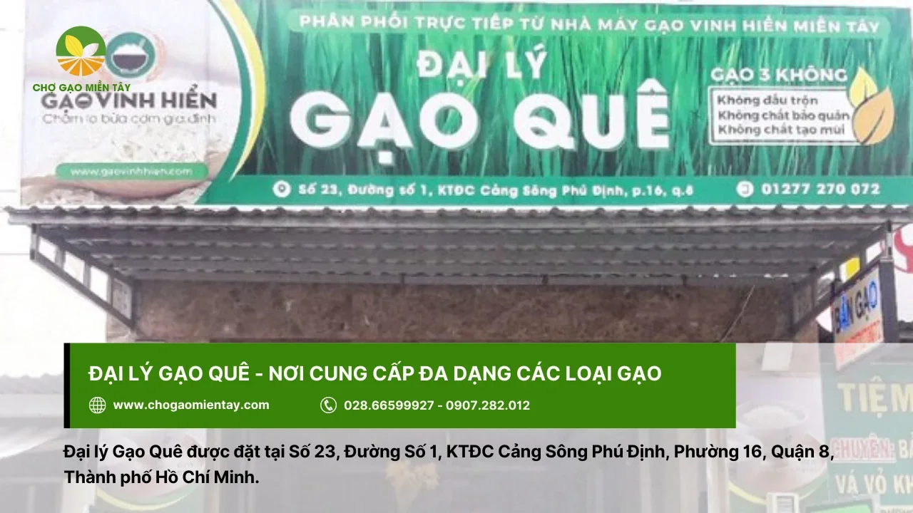 Ở Gạo Quê có đa dạng các loại gạo để khách hàng lựa chọn