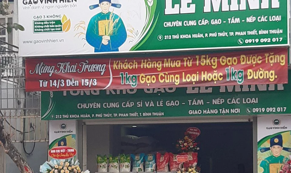 đại lý gạo phan thiết