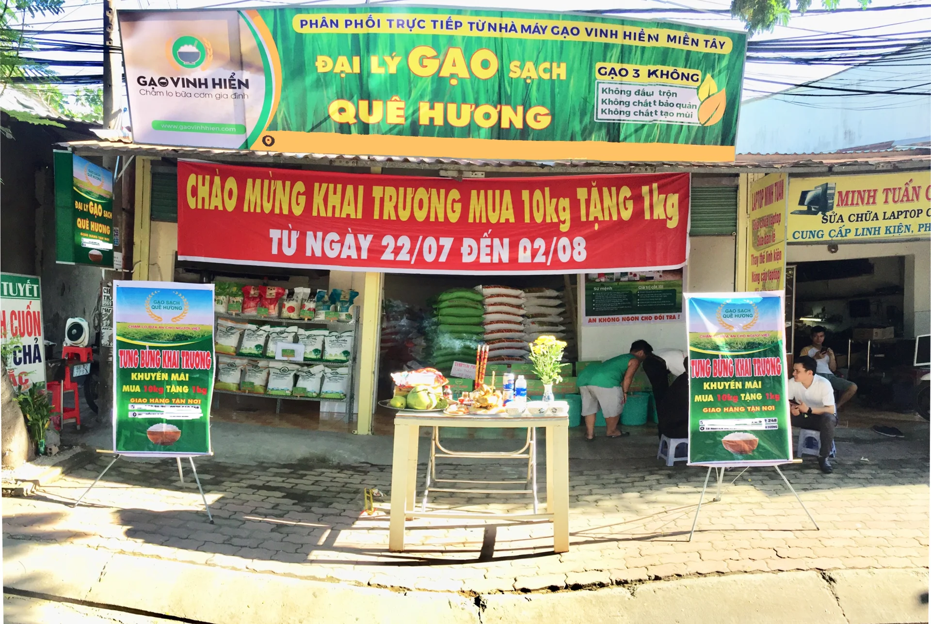 đại lý gạo quê hương