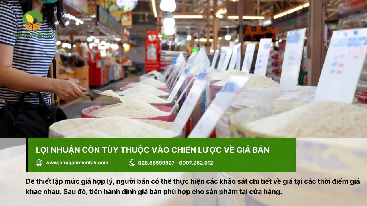 Thiết lập giá bán phù hợp thông qua các khảo sát từ thị trường