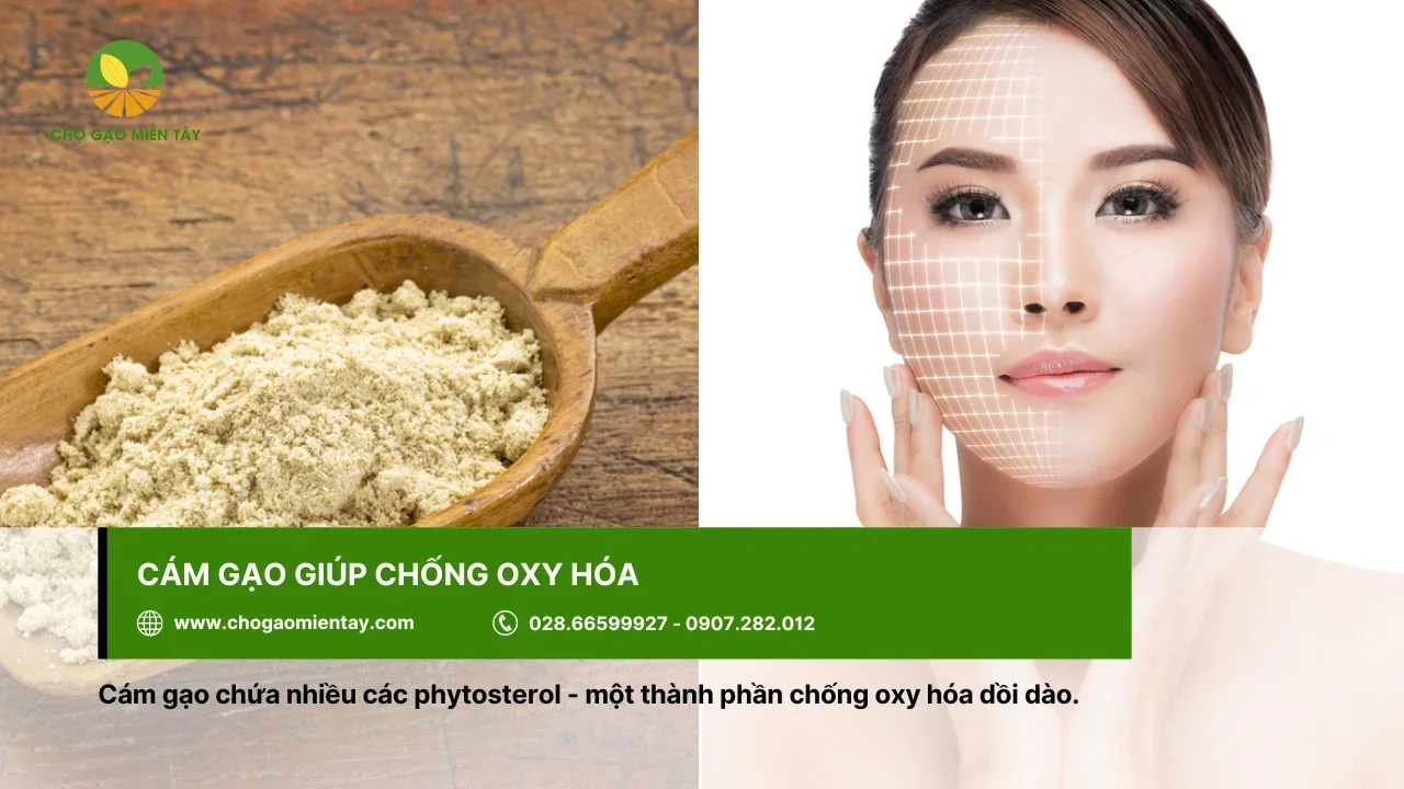 Cám gạo giúp tóc mượt mà hơn