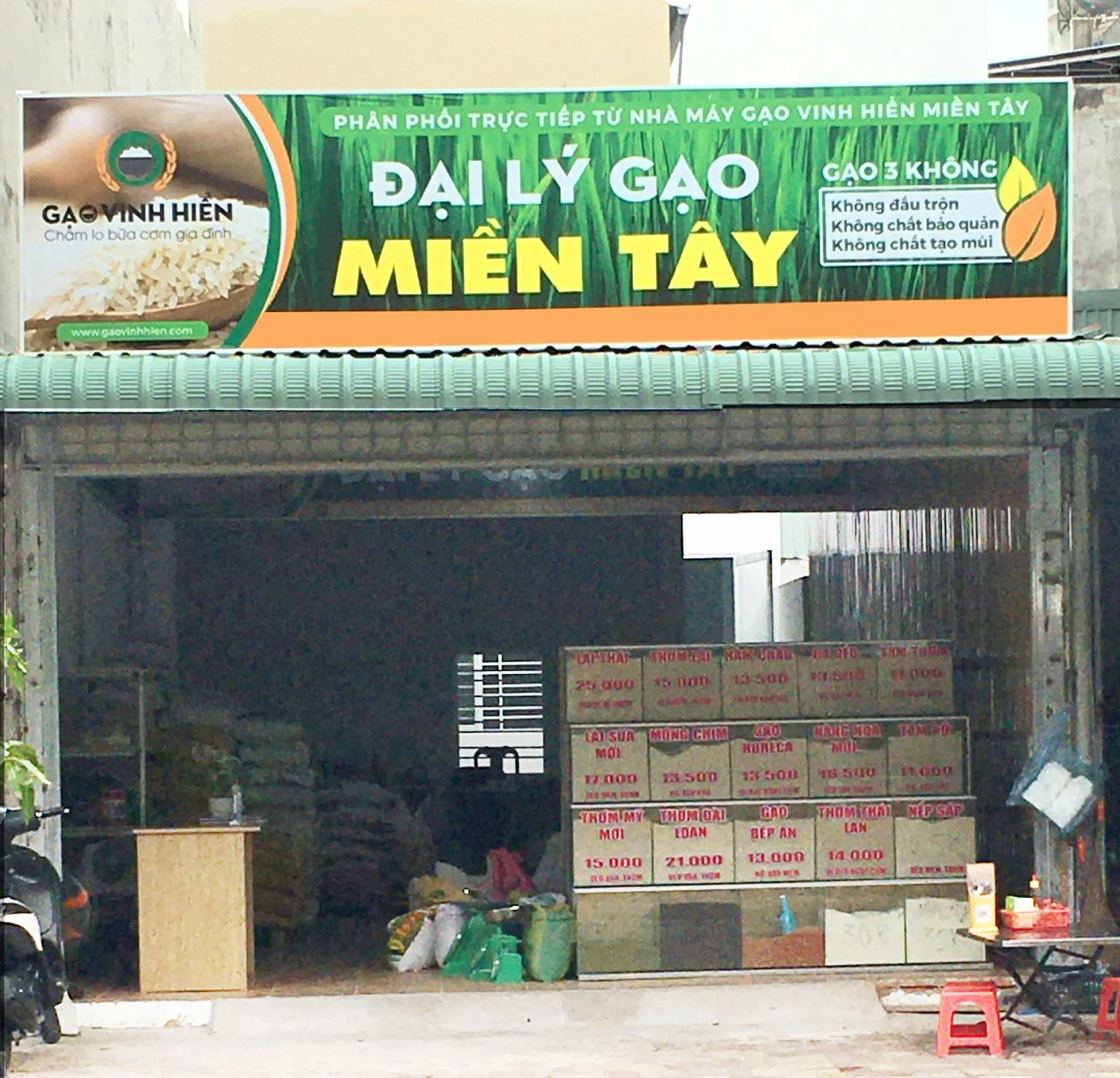 gạo sạch miền tây