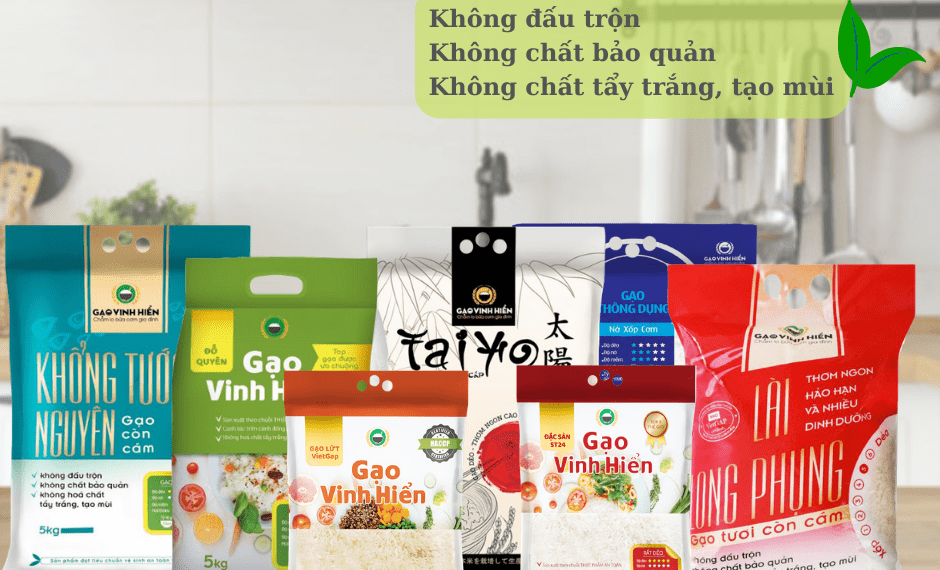 Chọn mua gạo tươi đóng túi