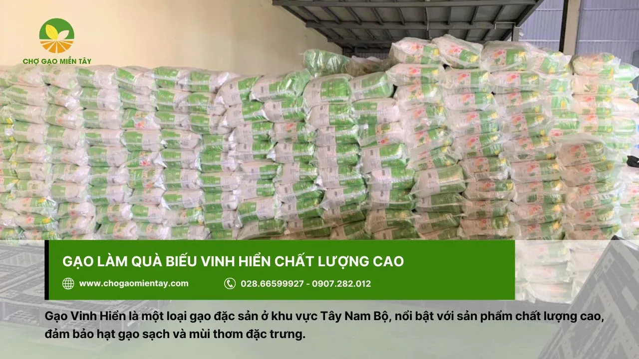 Gạo Vinh Hiển cung cấp các loại gạo đặc sản với chất lượng cao