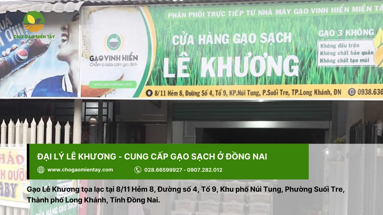 Mua gạo sạch, ngon ở đại lý Lê Khương