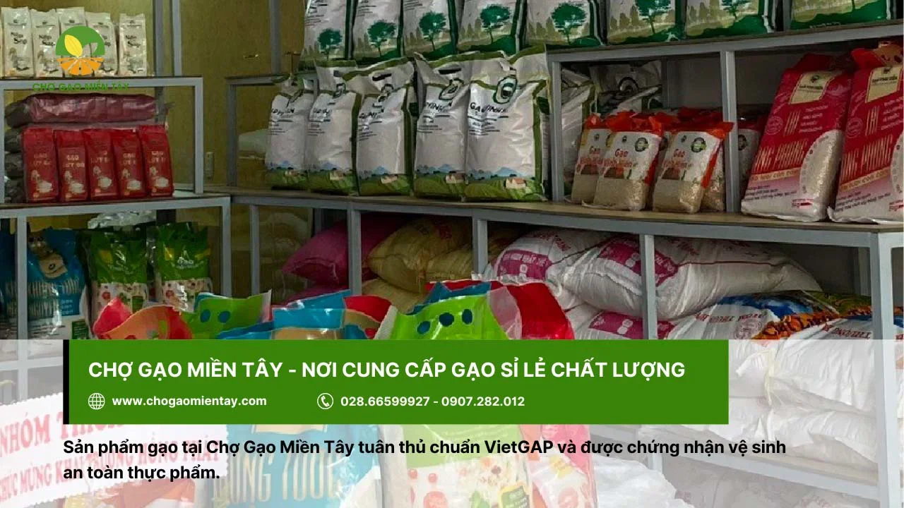 Chợ Gạo Miền Tây là đơn vị cung cấp gạo sạch và chất lượng