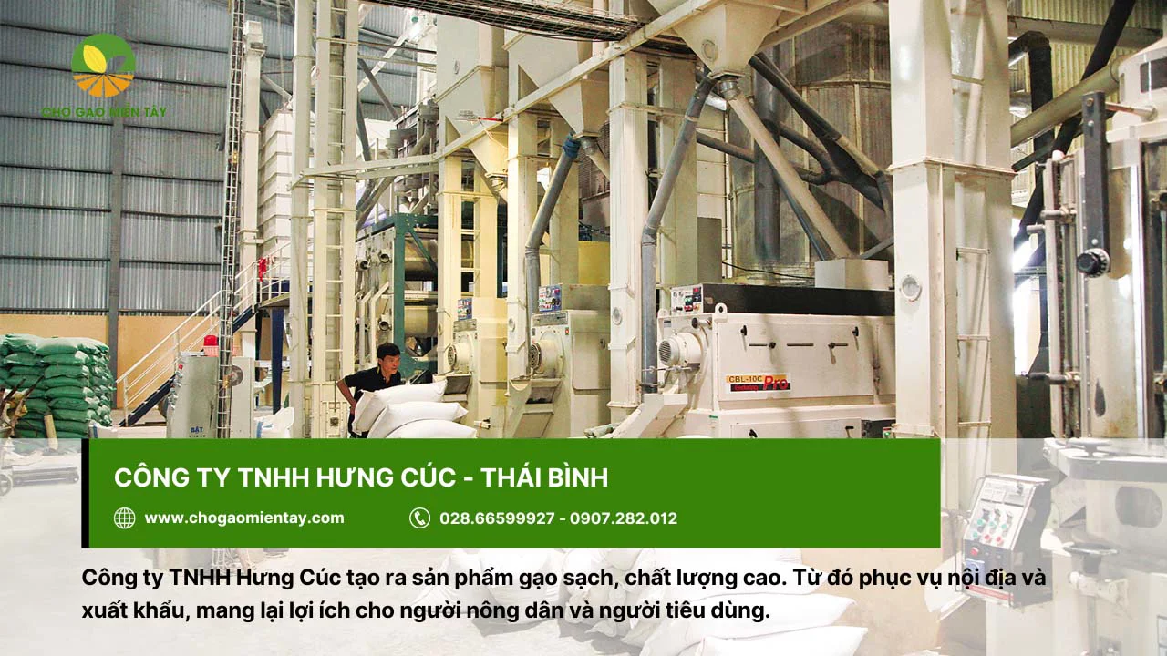 Công ty Hưng Cúc với sản phẩm gạo sạch nên vươn ra xuất khẩu thị trường quốc tế