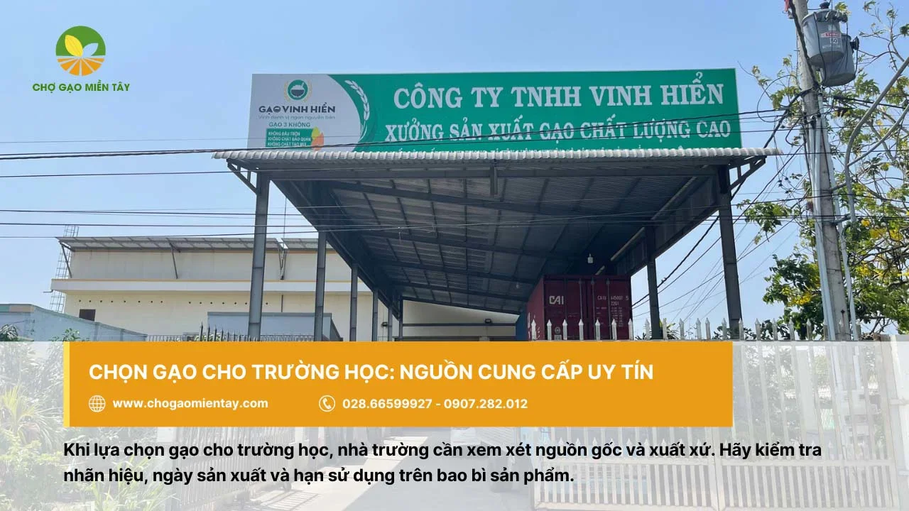 Nên chọn nguồn cung cấp gạo uy tín, có bề dày nhiều năm trong kinh doanh gạo