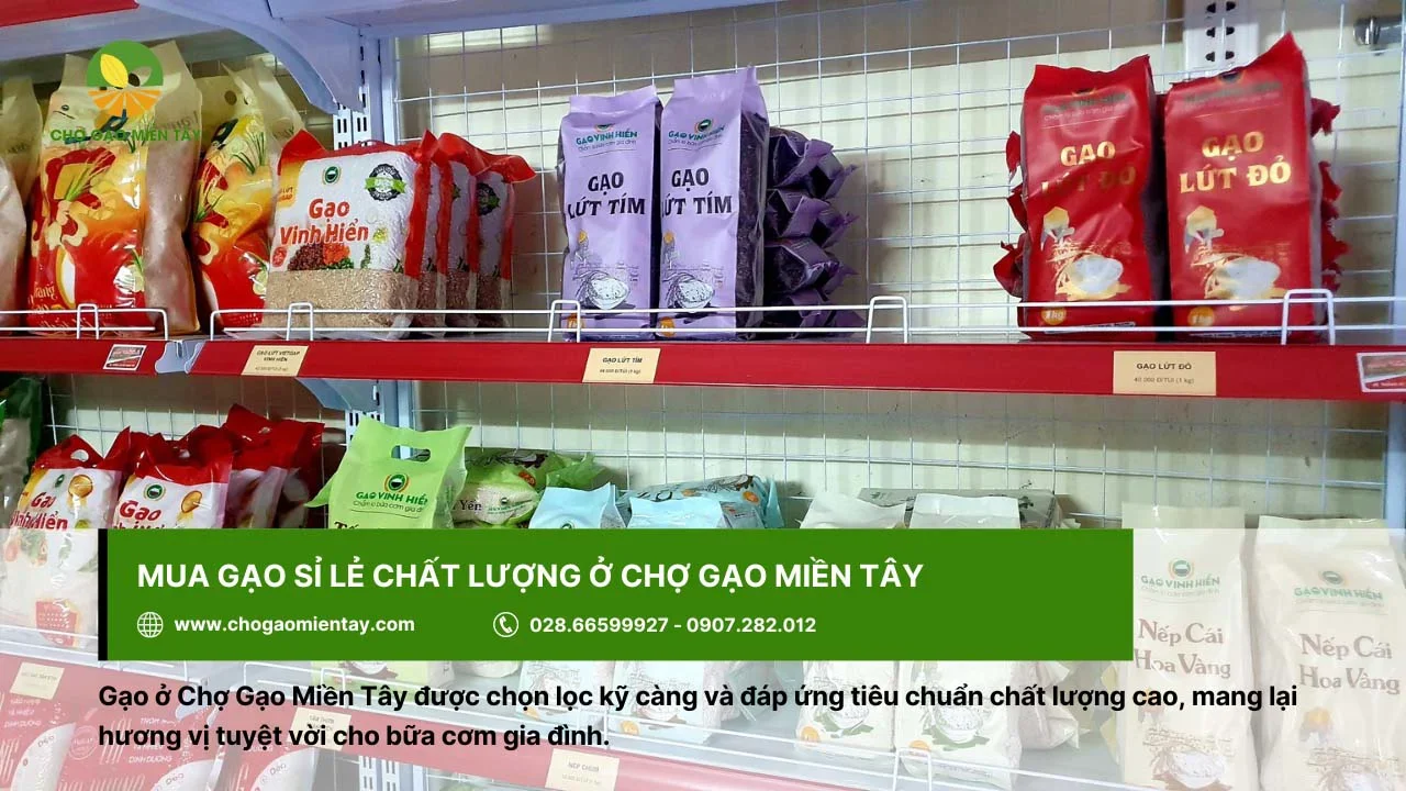 Gạo do Chợ Gạo Miền Tây cung cấp đảm bảo tốt nhất về chất lượng
