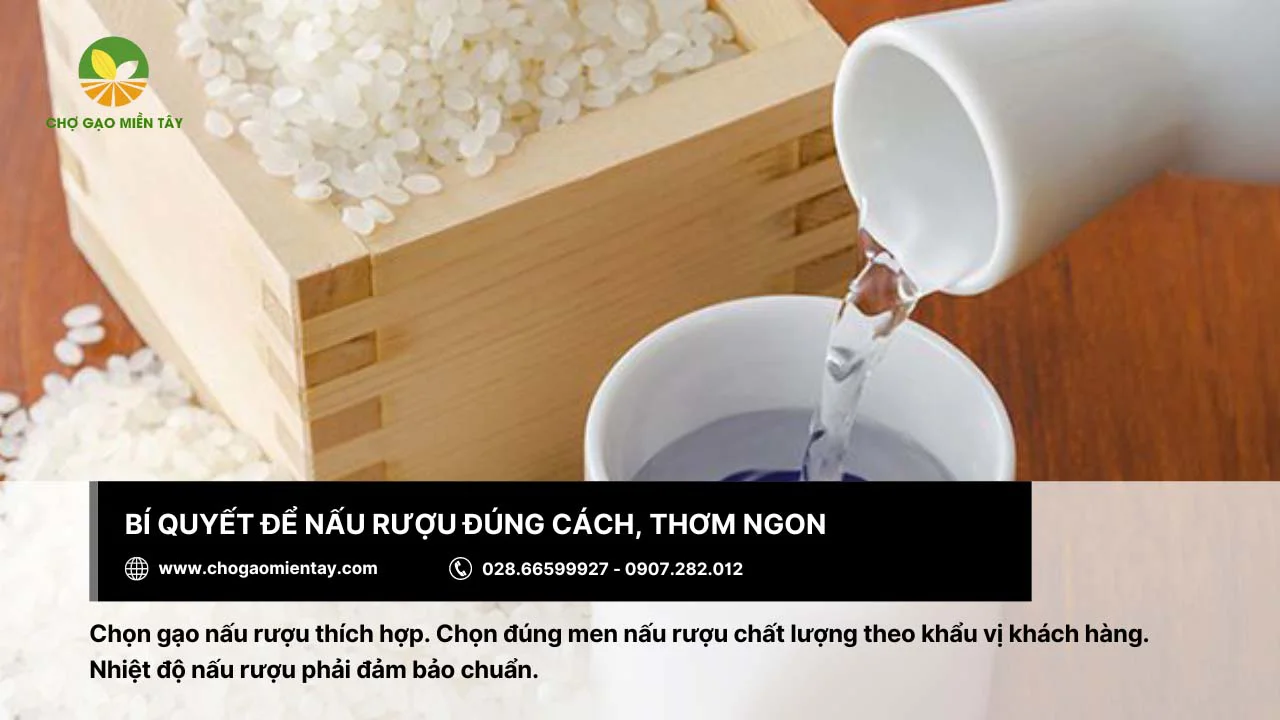 Cần lưu ý về độ chuẩn của nhiệt độ khi nấu rượu
