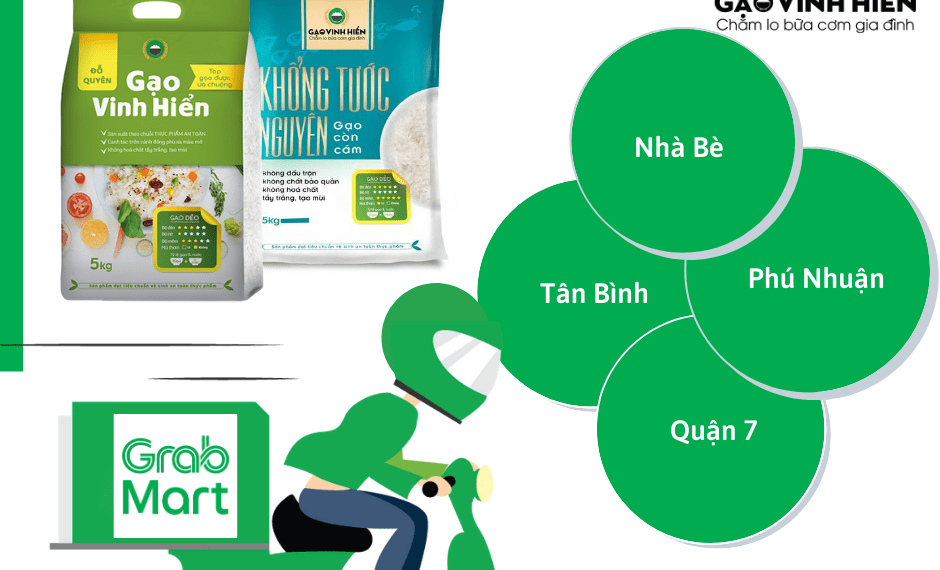 4 chi nhánh Vinh Hiển tại GrabMart