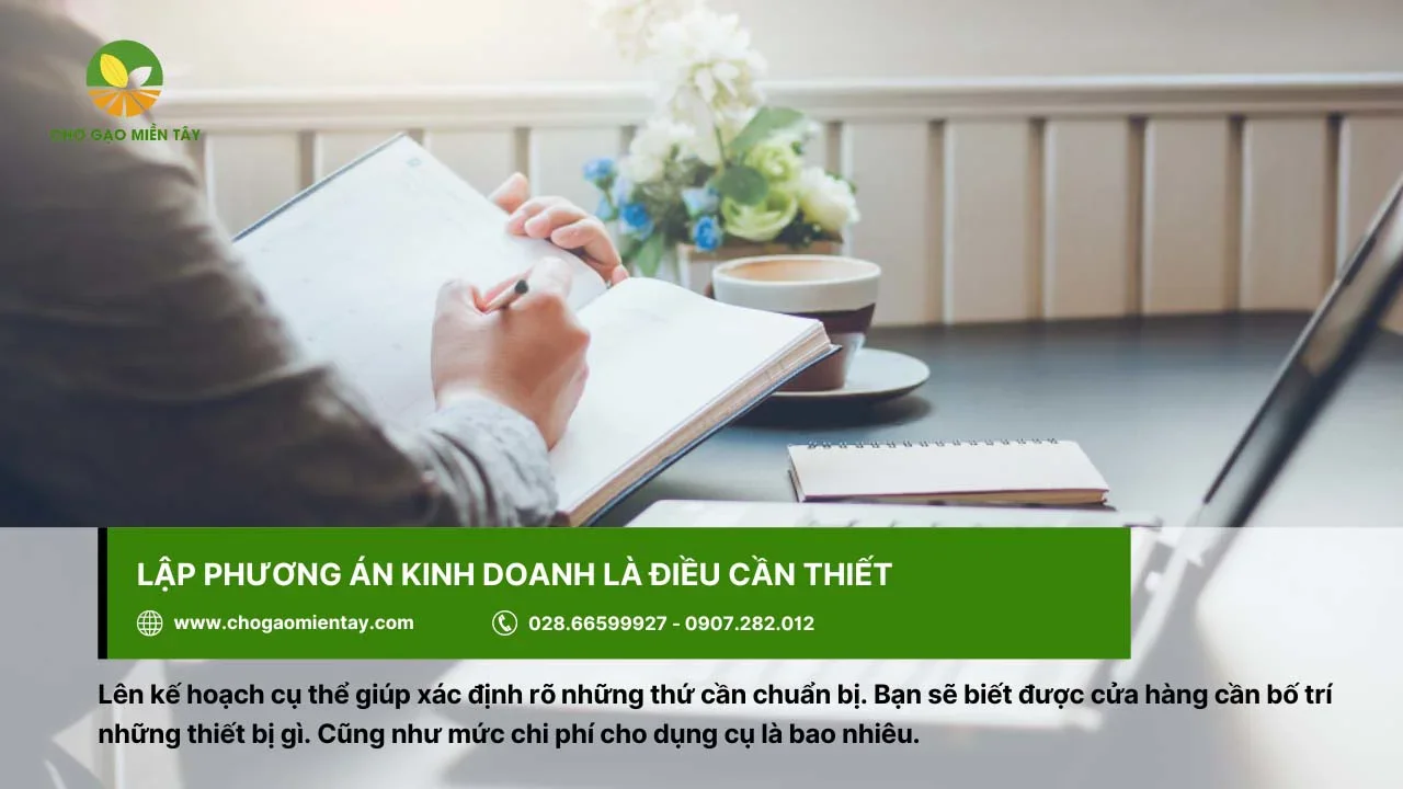 Lập phương án kinh doanh là điều cần thiết