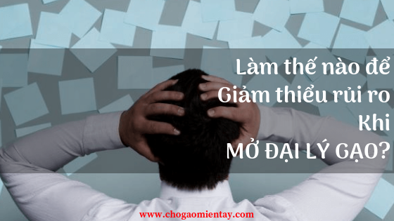 Chợ gạo Miền Tây tư vấn mở đại lý gạo giúp bạn giảm thiểu tối đa rủi ro trong kinh doanh gạo.