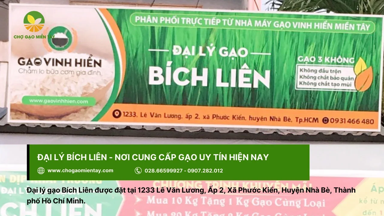 Bích Liên là một trong các đại lý cung cấp gạo uy tín