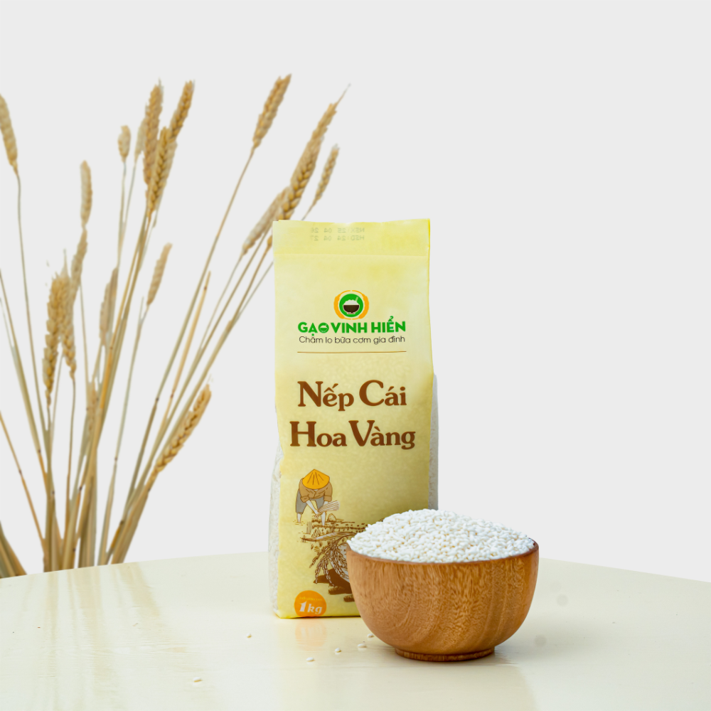 Nếp c&aacute;i hoa v&agrave;ng Vinh Hiển